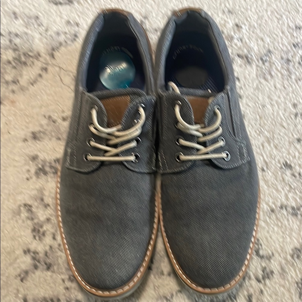 Nunn Bush Men's Barklay Plain Toe Oxford Grey size 8M like new.